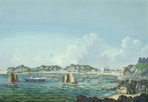 Uitzicht op Macao, c.1860 door Tinqua